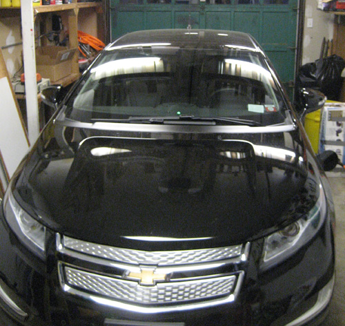 Sparky (Chevrolet Volt) in her new home