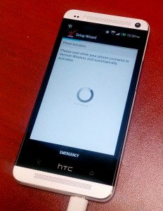 HTC One Waiting for activation