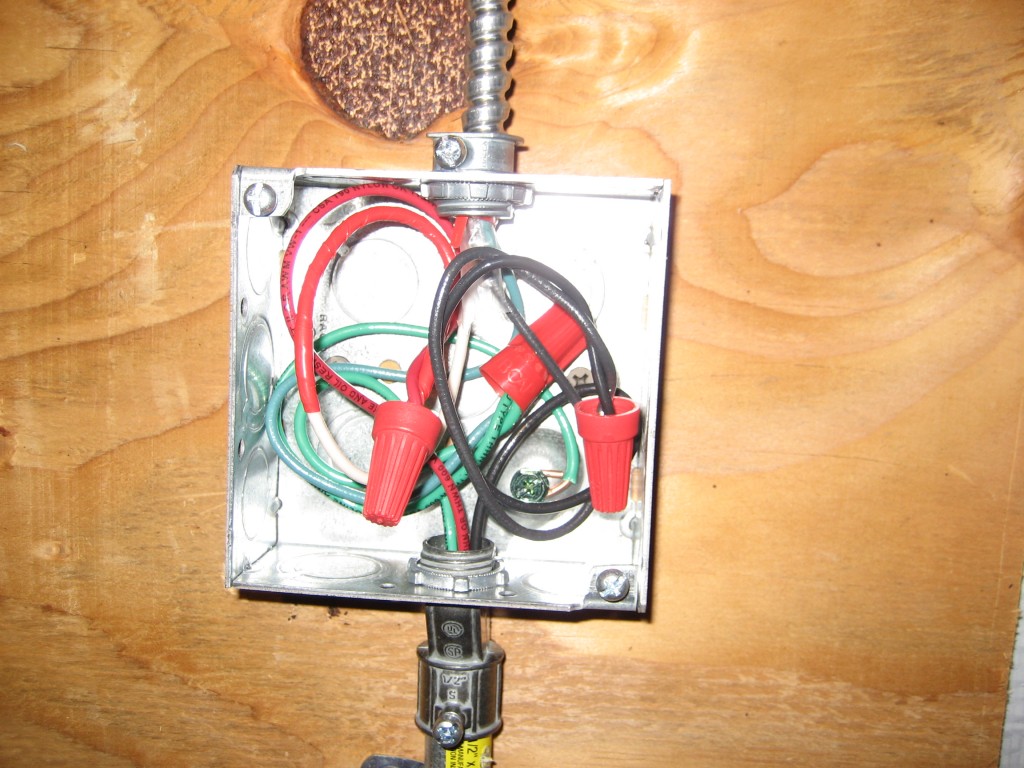 Sparky Charging - Phase I - EMT/MC wiring connected