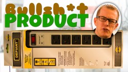 Bullsh*t Products - Defiant 6-Outlet Metal Surge Protector from Home Depot