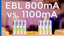 EBL 800mAh vs 1100mAh Battery Comparison