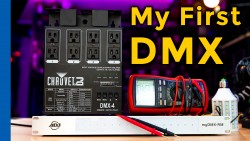 DMX for the Basement - Chauvet DJ DMX-4 and ADJ myDMX-RM