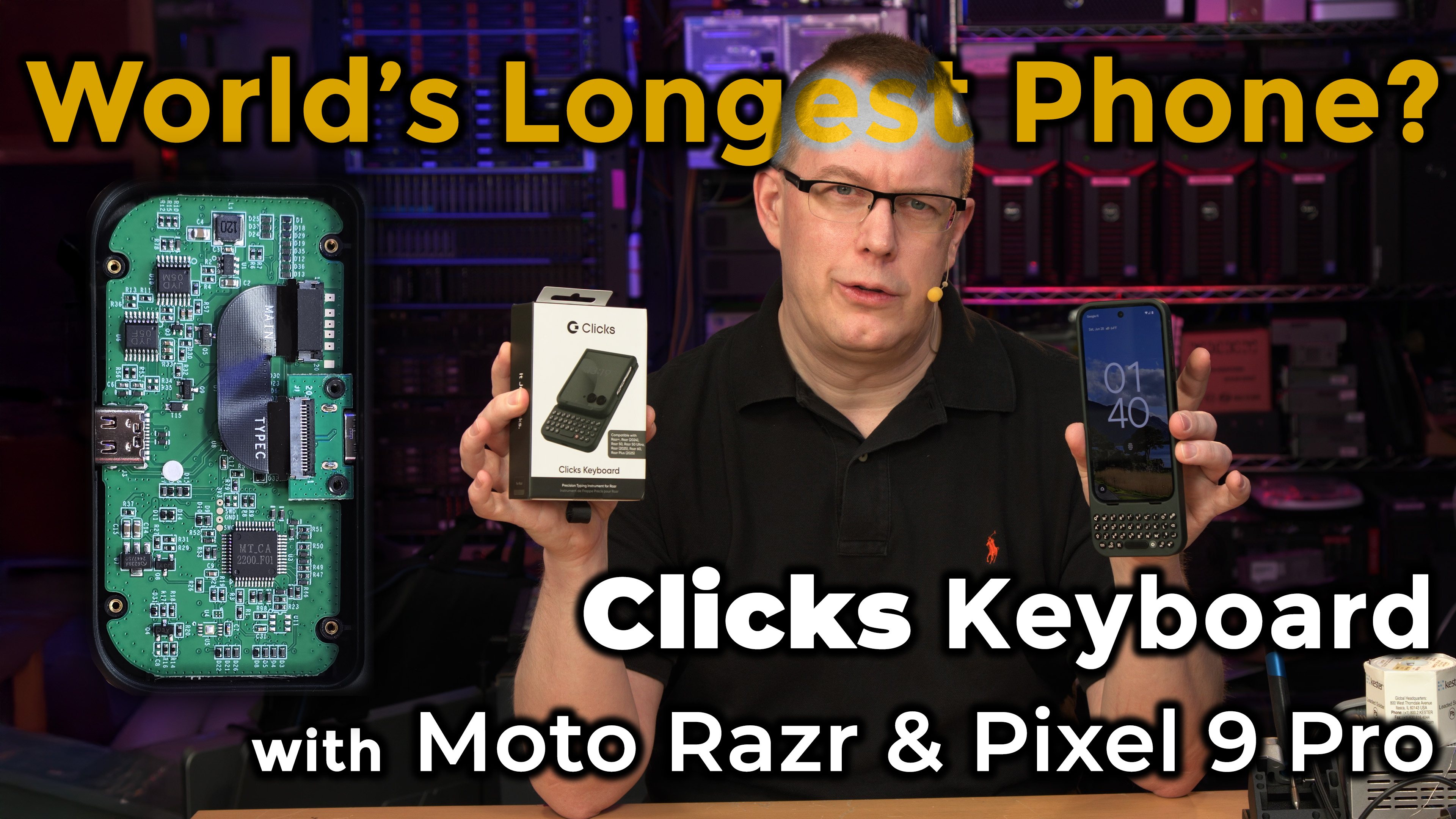Clicks “Precision Typing Instrument” for Motorola Razr and Pixel 9
