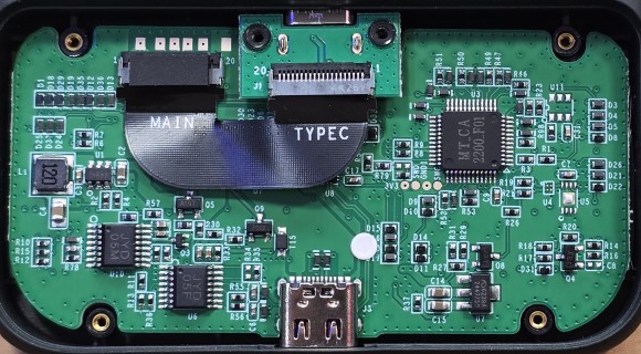 Closeup of the Clicks Keyboard's Circuit Board (Motorola Razr Version)
